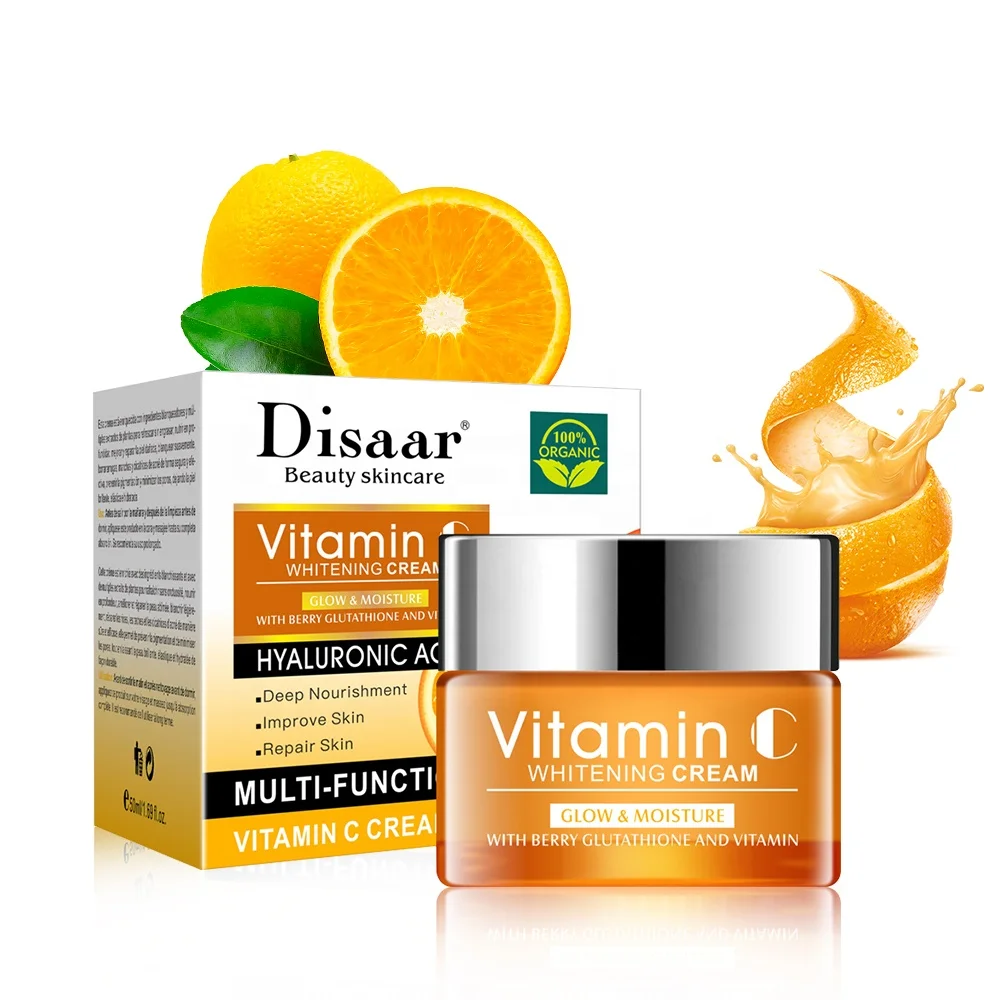 

private label oem moisturizing face whitening cream skin care vitamin C day night facial cream