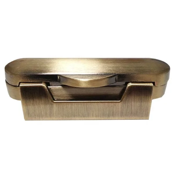 

Customized name metal logo antique brush bronze plate for handbag or clothing buckle