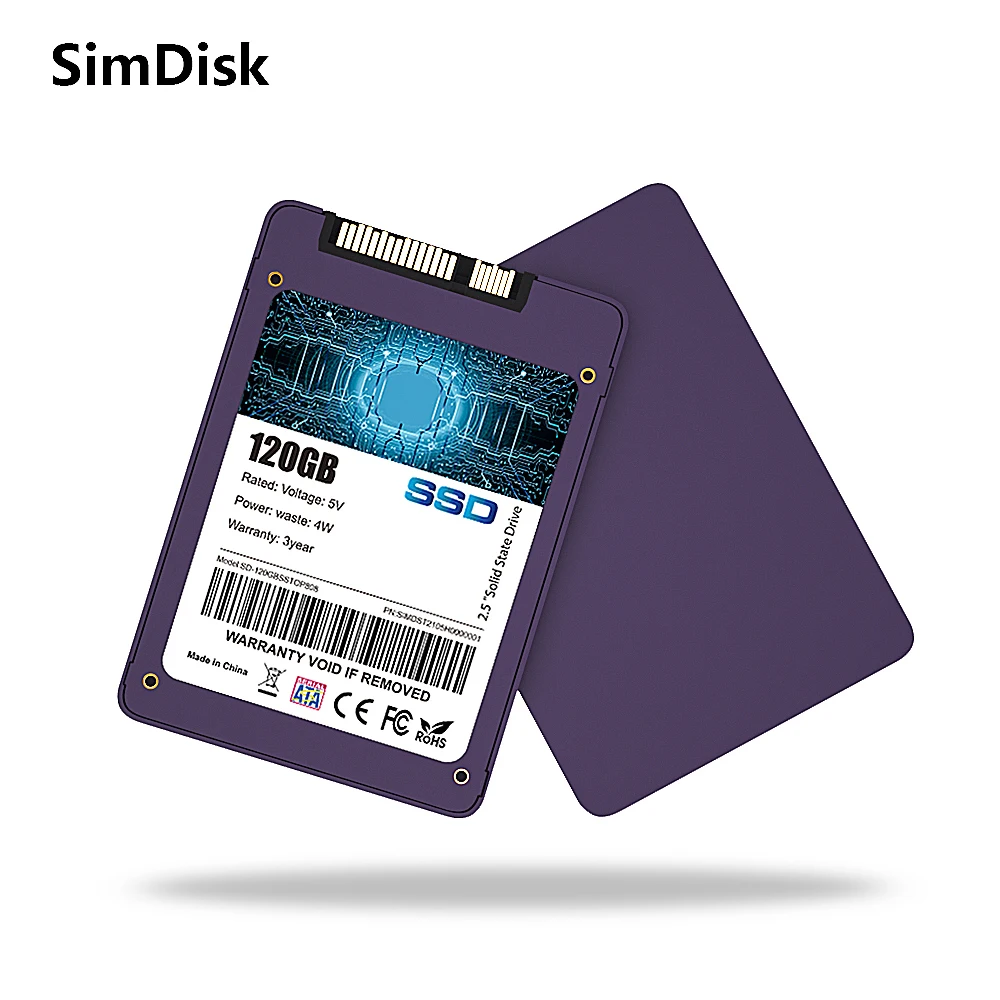 

SimDisk Factory Direct Bulk 2.5" SATA3 120GB 128GB 240GB 256GB 480GB 512GB 960GB 1TBSATA Good Quality SSD Solid State Hard Drive