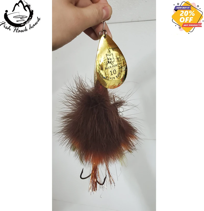 

High Quality spinner bait fishing Metal Lure, 5 colors