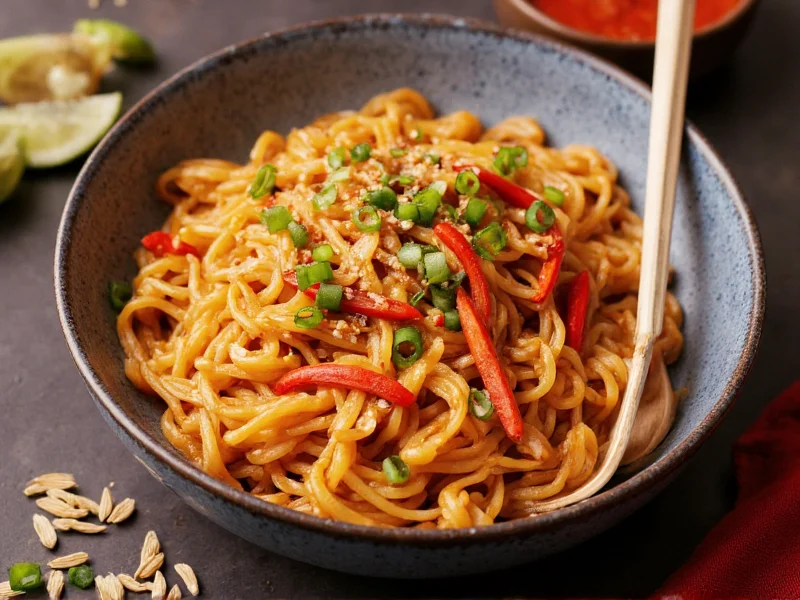 Authentic Sichuan Dan Dan Noodles: No Peanut Butter