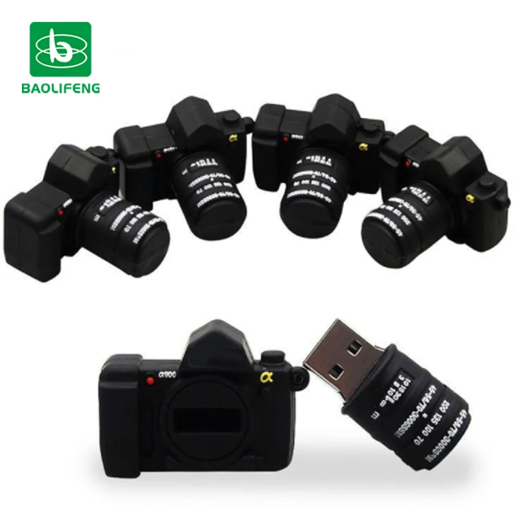 PVC cartoon camera usb flash drive 2gb 4gb 8gb 16gb 32gb camera usb memory stick pendrive - ANKUX.COM
