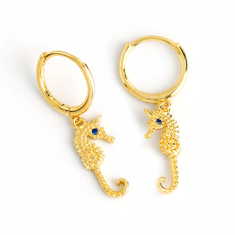 

Korean jewelry funky earrings for women 925 sterling silver earing luxury summer earring