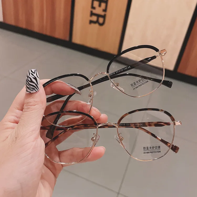 

32018 ins fashion frame eyeglasses popular students eyeglass frames latest designer eyewear model women and mens