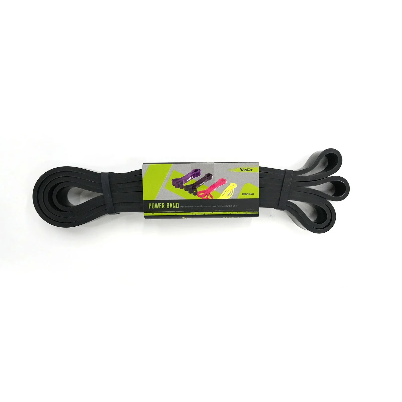 25-50Lbs Black Power Band Workout Pull up Assist Exercise Fitness Elastic Band Resistance Stretching Band