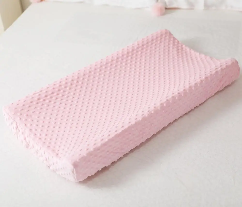 

Soft minky fabric portable diaper changing pad mat sheet