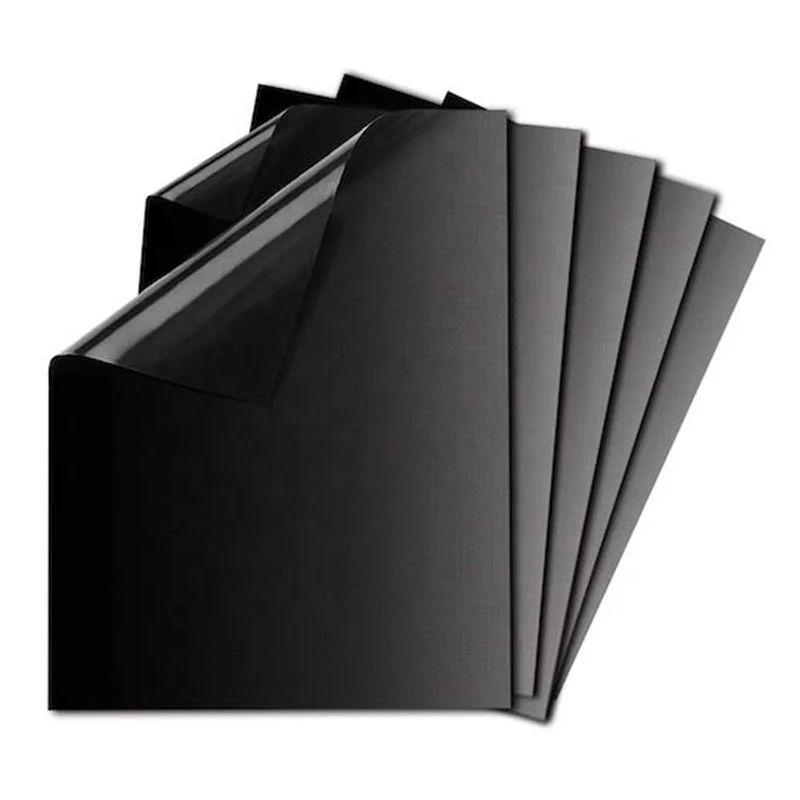

best sale food grade PTFE baking sheet mat liner for kitchen, Brown,black