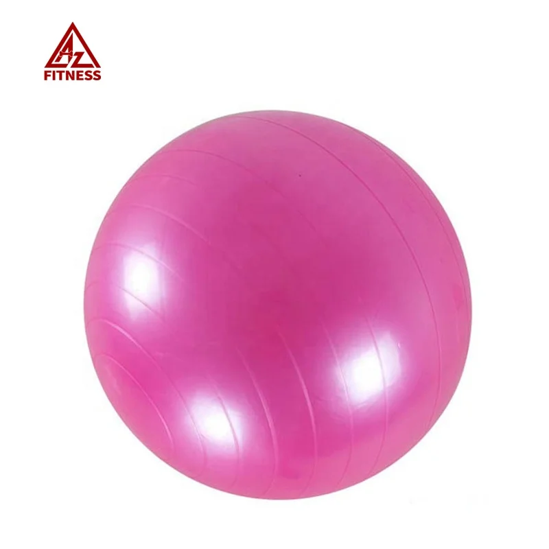 

ECO Friendly OEM Home Training Gym Workout Fitness Anti Burst Custom Logo Balance Exercise Pilates Inflatable PVC 65cm Yoga Ball, Pink, purple, blue, grey