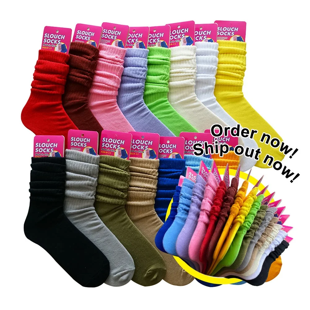 

WD-8 men's slouch socks custom slouch socks for women slouch socks, 15 colors