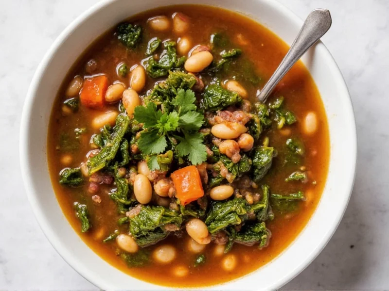 kale and bean soup