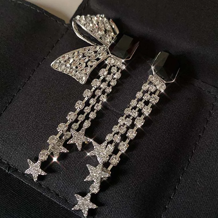 

fashion trendy jewelry crystal star women earrings jewelry dangle
