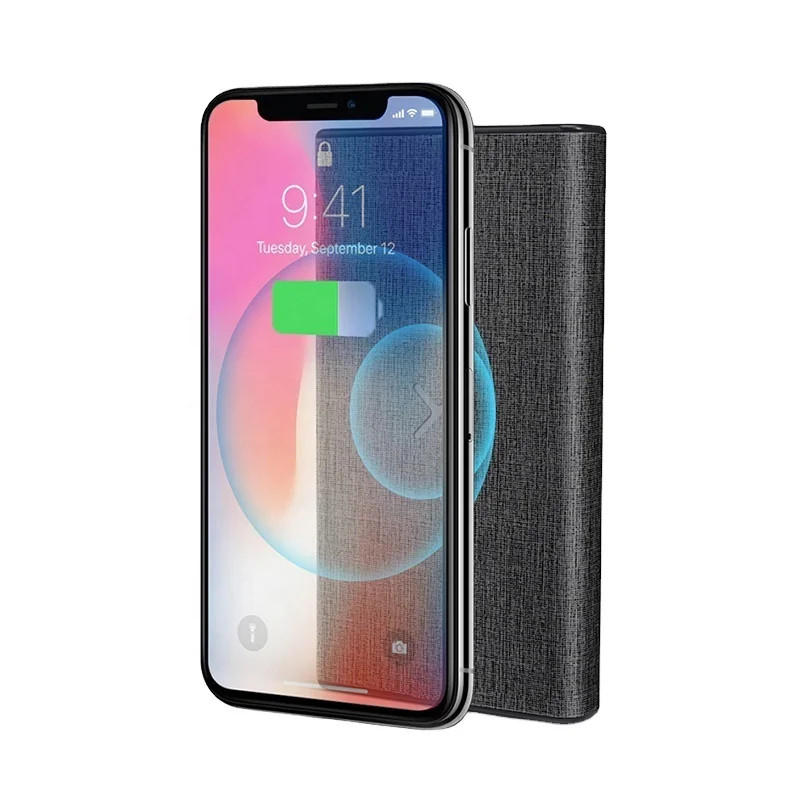 
High Capacity Portable Charging Wireless Powerbank Mobile Charger Wireless Power Banks 10000mAh for Phone 