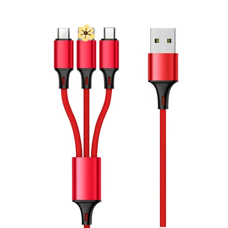 

2020 Newest Quick Charge For Android Type C Fast Ev Braided Renewable Phone Magnatic Charging Cable, Black,purple,red