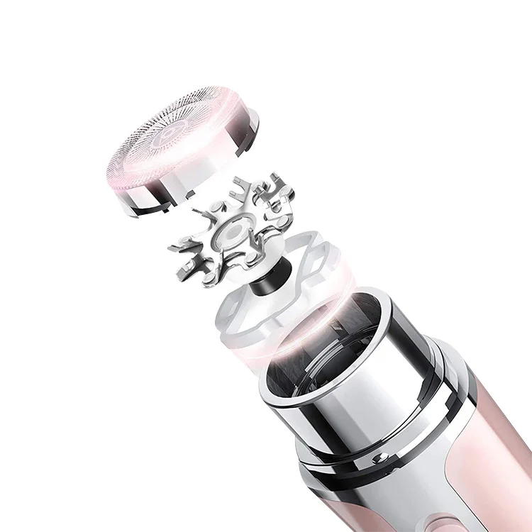 

Professional Mini Battery Epilator 2 In 1 Fashion Attractive Design Electric Eyebrow Trimmer For Lady