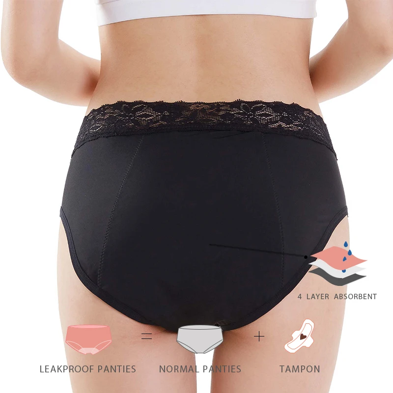 
2019 Lynmiss High quality Women Safety period panties menstrual Female Physiological Underwear Comfortable Menstrual Panties 
