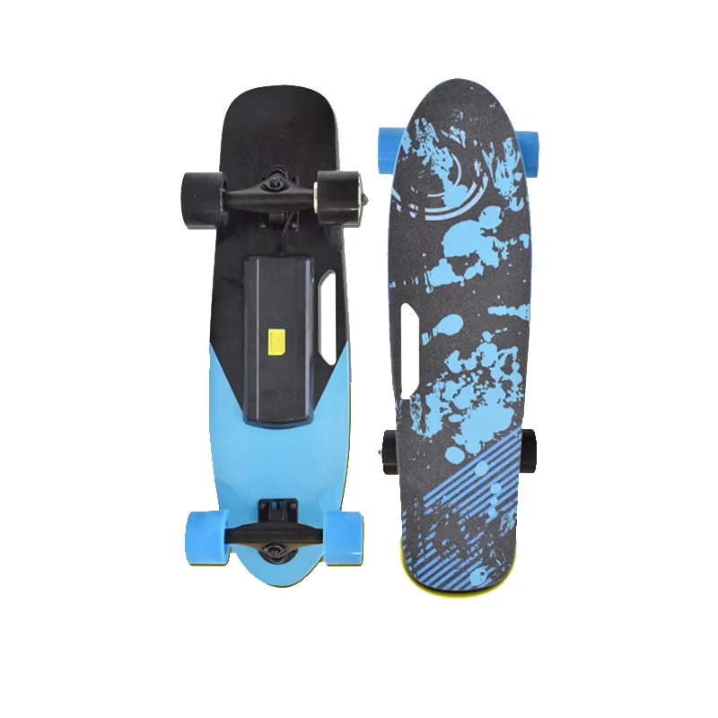 

Top Brand Max Loading 80Kgs Duel Hub Skate Power Slide Cruiser Fish Electric Skateboard With Remote