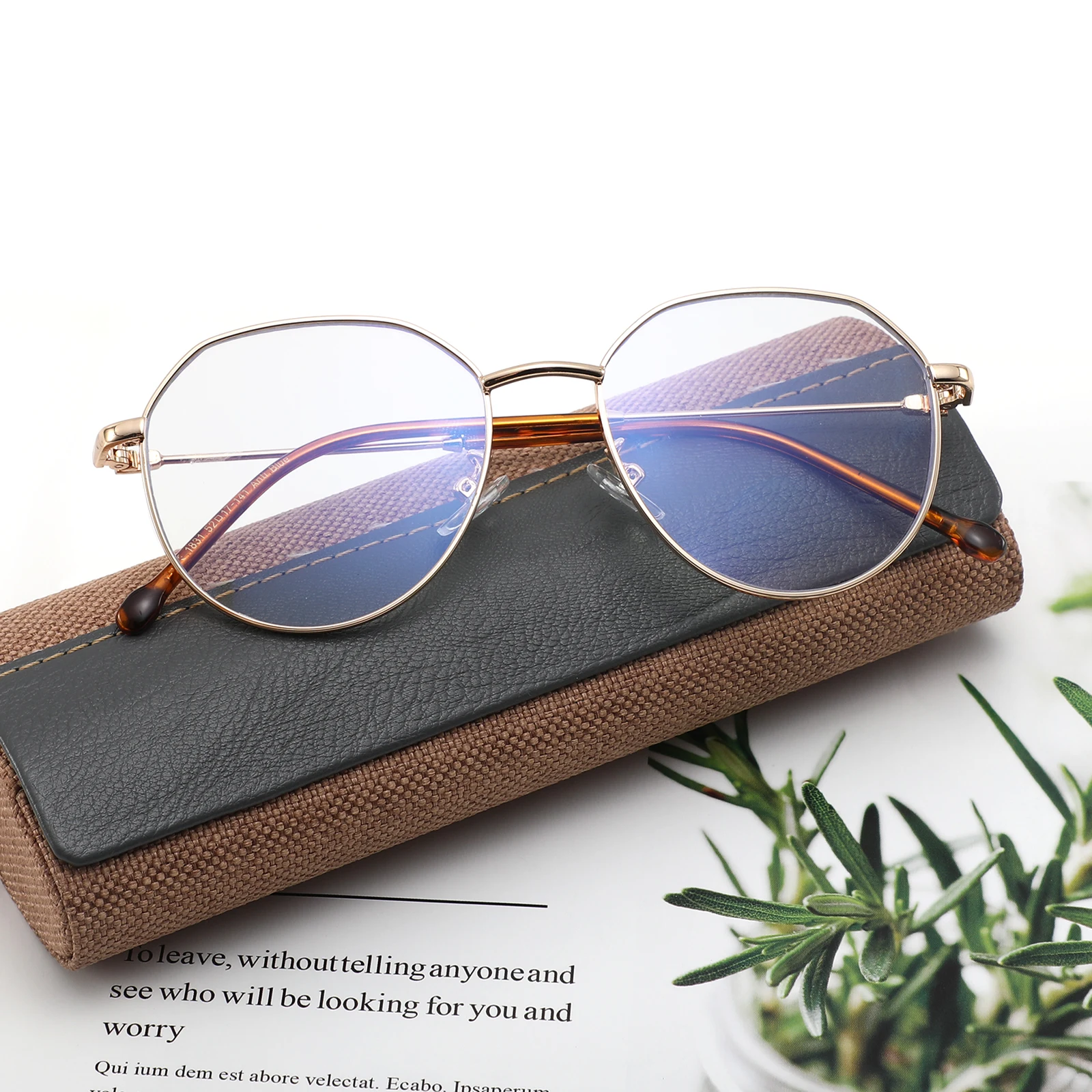

Round custom logo oversize luxury woman blue light blocking glasses 2022, Customized color