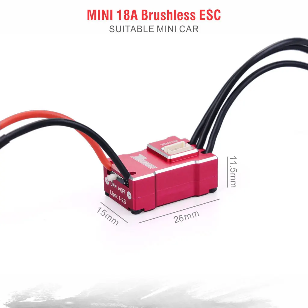 Surpass Hobby Rocket RC 1410 Mini 18A ESC Brushless Combo pour