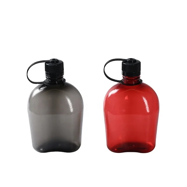 

Wholesale Custom New Design Creative Plastic Clear Water Bottle, Black/red
