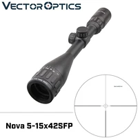 

Vector Optics Nova 5-15x42 Riflescope AO Adjustable Objective Hunting Shooting Air Gun Rifle Scope Soft Reticle Weapon Sight