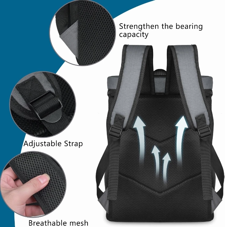 

promotion 24 cans printing insulated cooler backpack bag with waterproof liner, Customized color