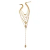 European American Alloy Shell Pendant Charms Jewelry Making Fine Necklace