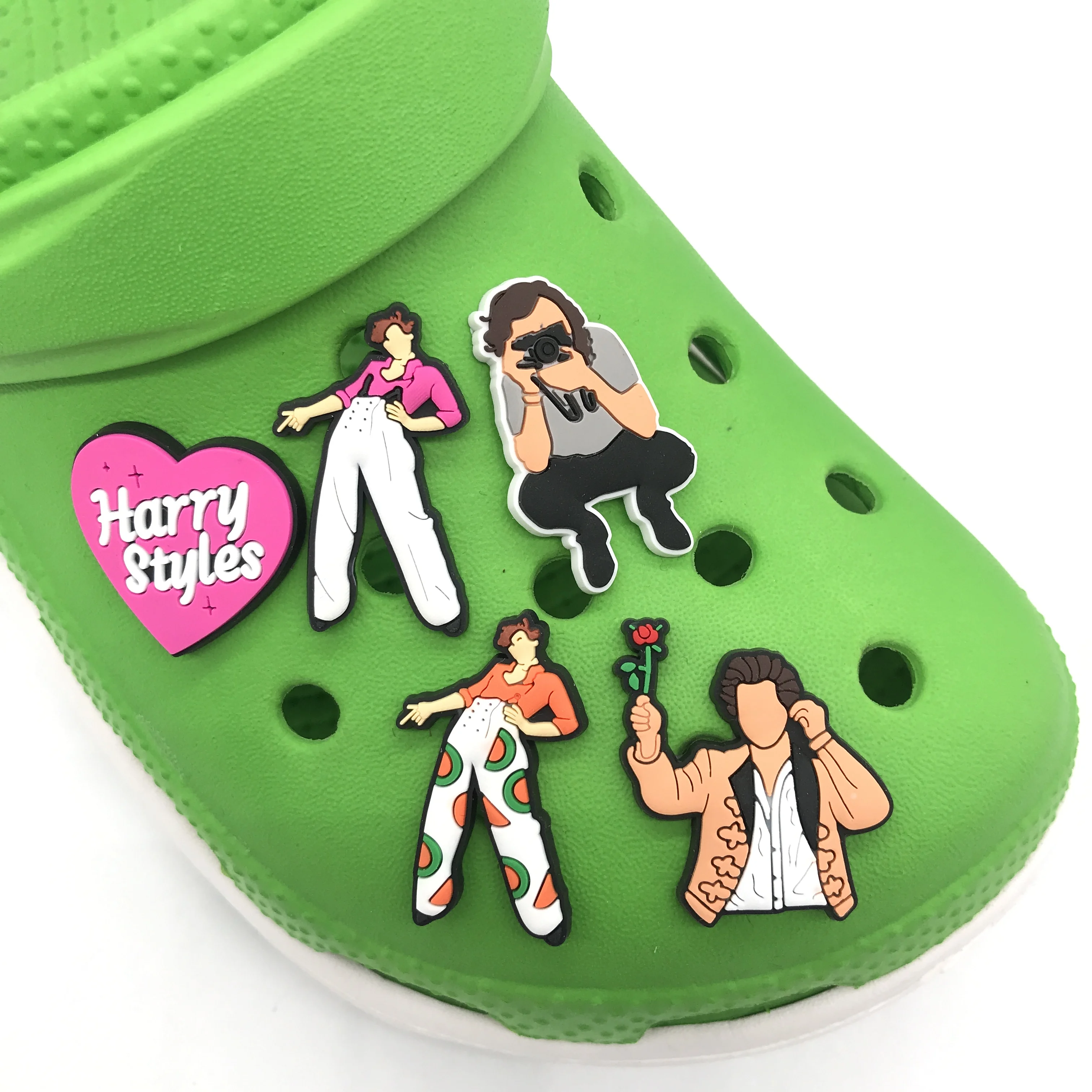 

Factory Custom Pvc Man Slide Sandals Shoes Charms For Croc shoe charm shoe decorations, Picture