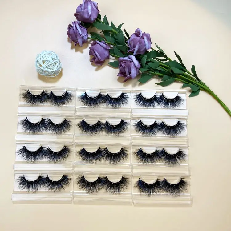 

3D Mink Eyelashes 25mm Mink Eyelash Lashes3d Wholesale Vendor Mink Eyelashes Vendor, Natural black or colorful