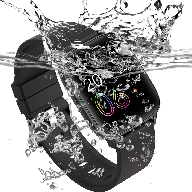 

2020 Y93 1.4 Inch Smartwatch Men Full Touch Multi-Sport Mode With Smart Watch Women Heart Rate Monitor For iOS Android, Black