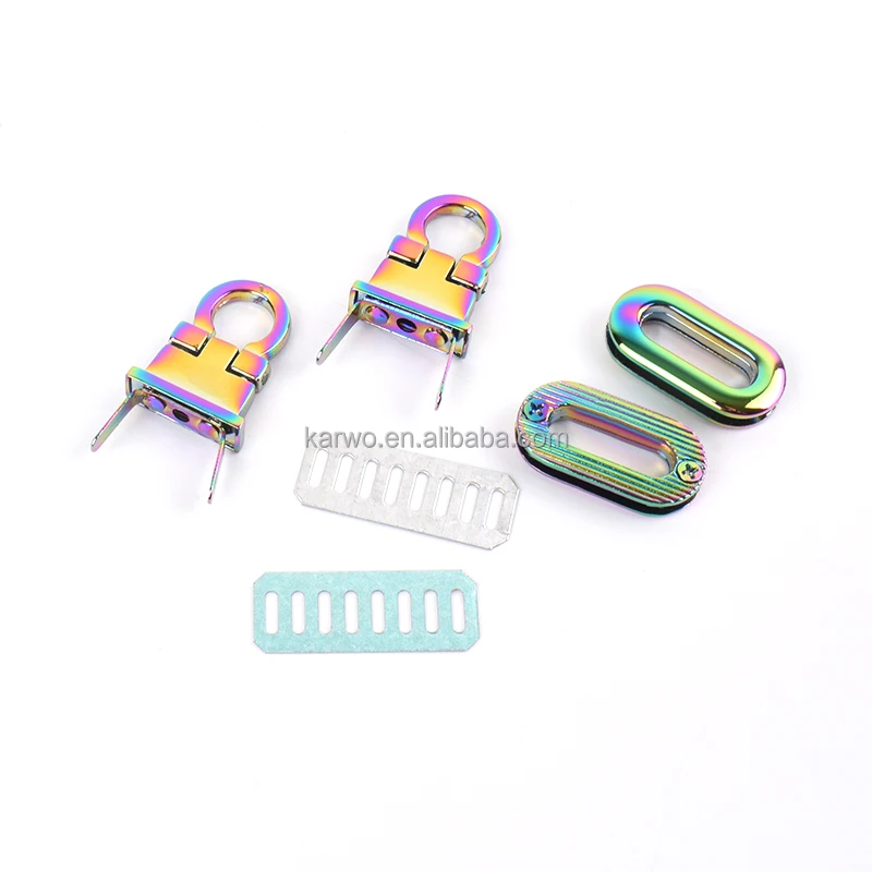 

Karwo Rainbow Color Metal Purse Twist Lock For DIY Bag Making