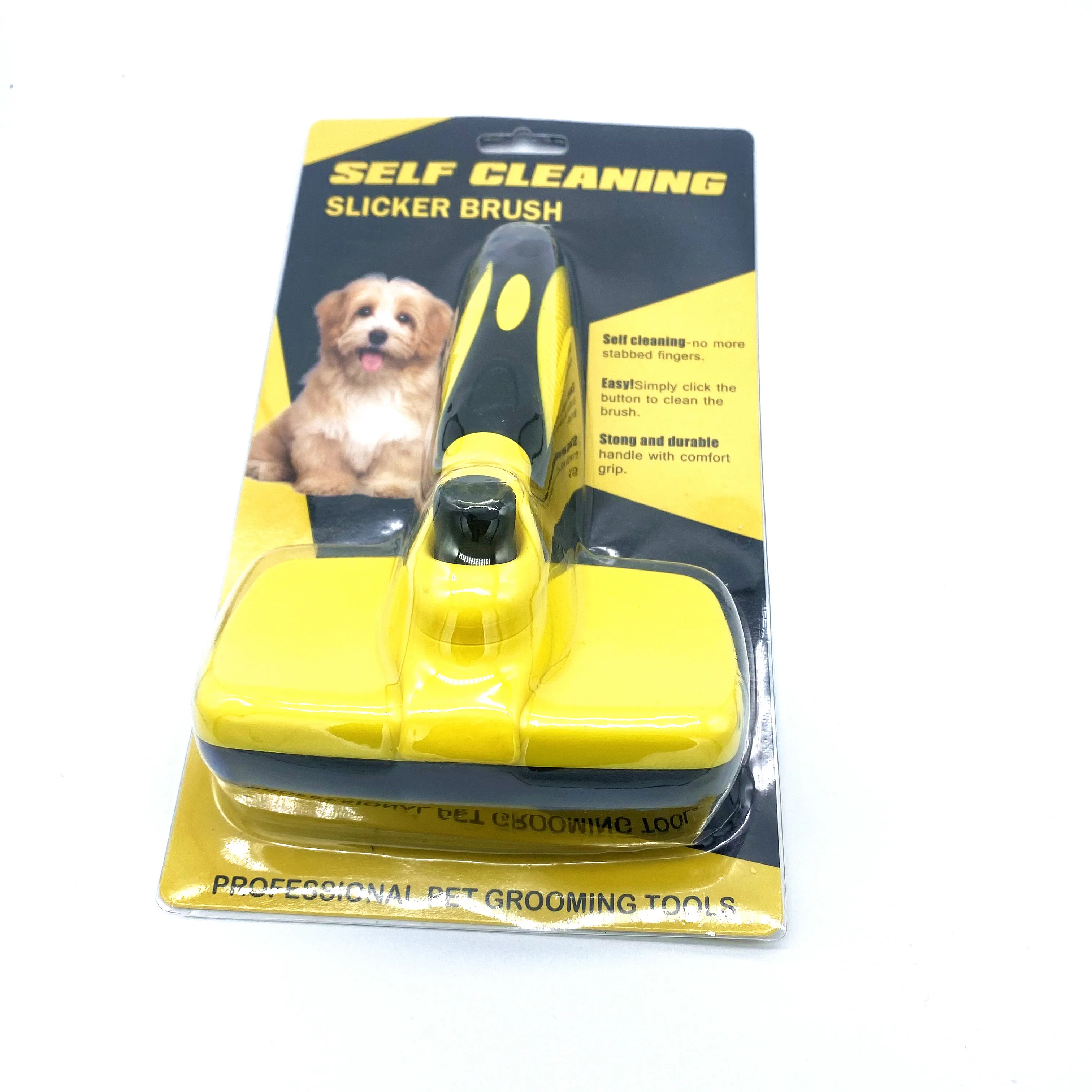 

2021 Amazon pet grooming combs hair cleaning shedding stainless steel dog depilating rake pet