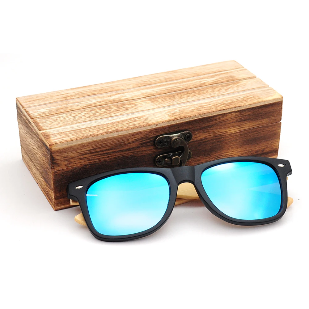 Kacamata pc frame bamboo mirror sun glasses custom logo cheap polarized sunglasses man
