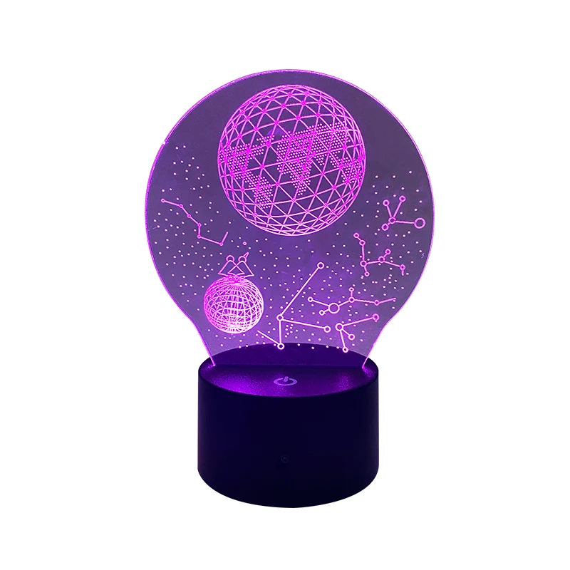 

2022 newly design home decoration multi-color night light for children