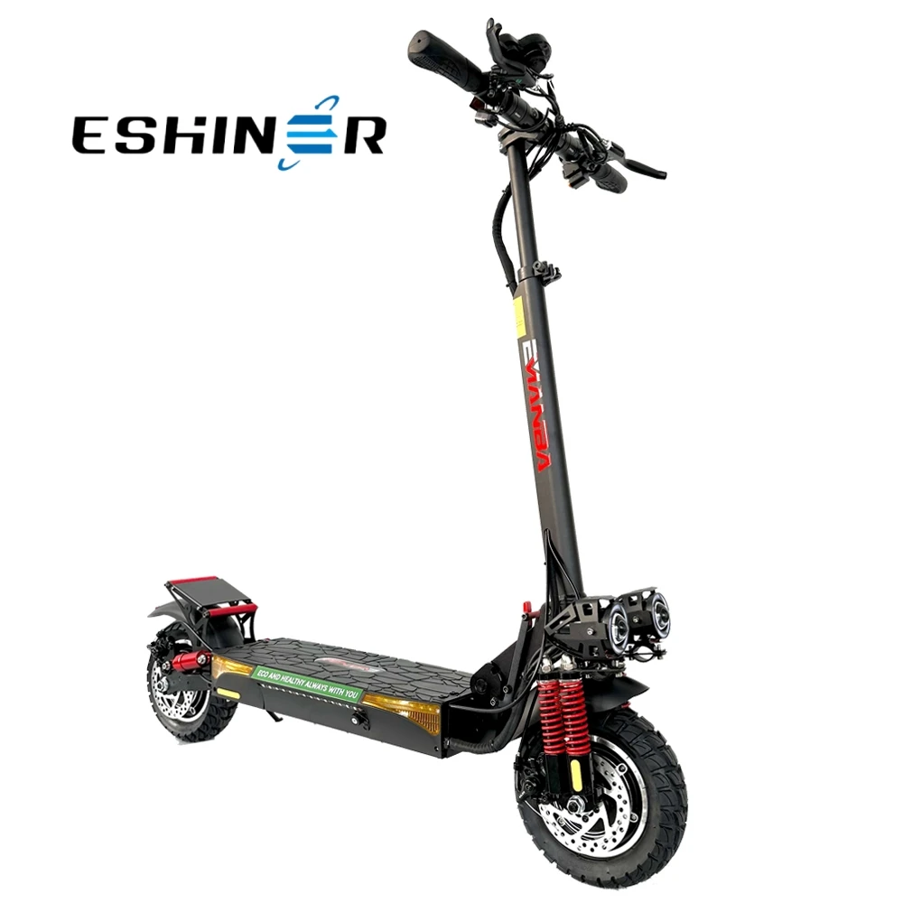 

waterproof Electric Scooter 48V 1600W 800W*2 dual motor powerful electric scooter 50km long range