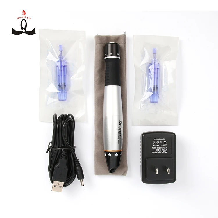 

Low Noise Permanent Makeup Dr. Pen Black and Silver Machine for Eyebrows, Eyeliner, Lip