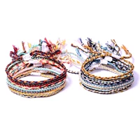 

Lancui new colorful woven friendship bracelet bohemian rope bracelet