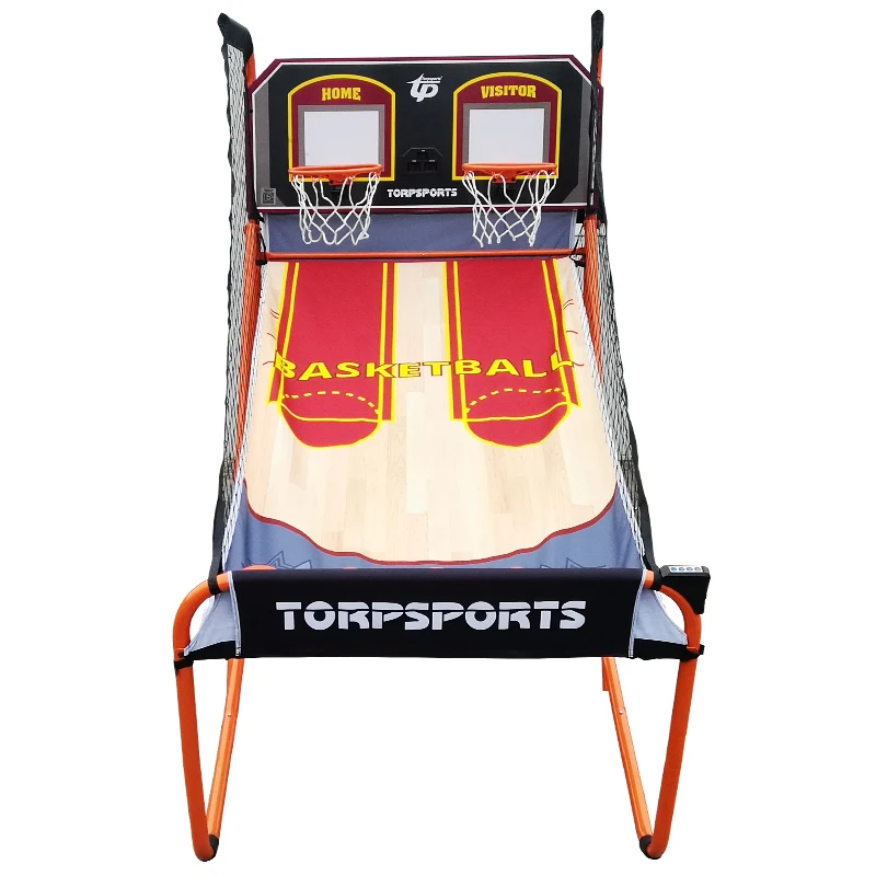 

Home Basketball Fold Indoor Basketball Game for 2 Players with LED Scoring and Arcade Sounds