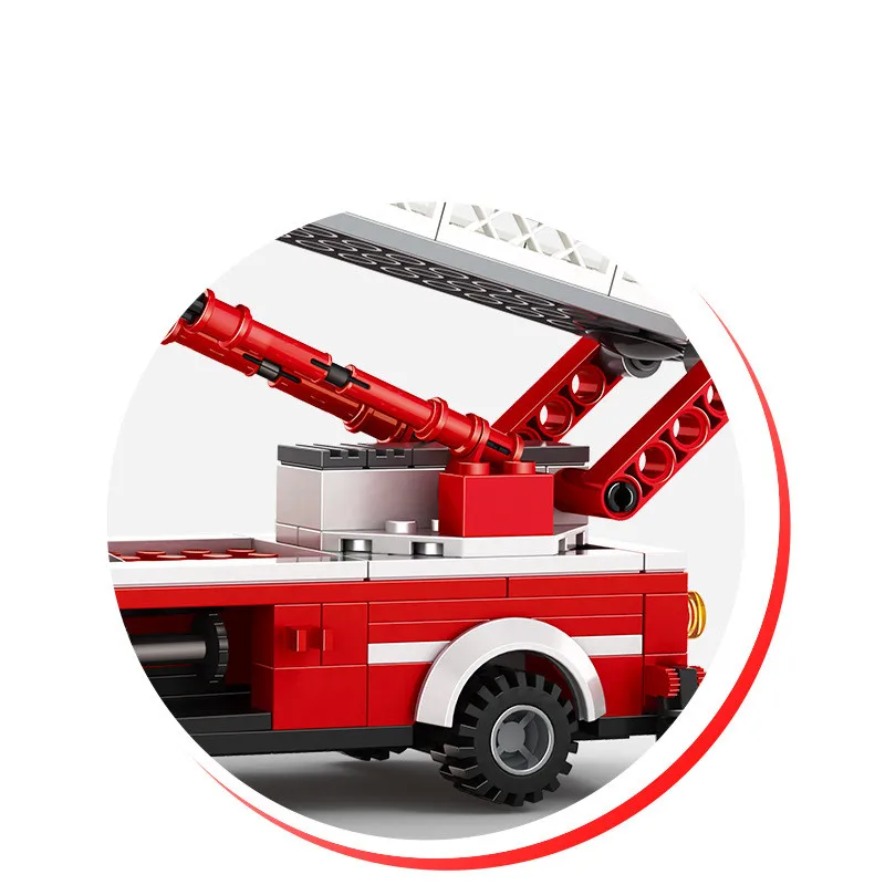 万哥消防车汽车直升机船积木兼容城市消防员砖儿童玩具 Buy 消防卡车车 直升机船积木 万格product On Alibaba Com