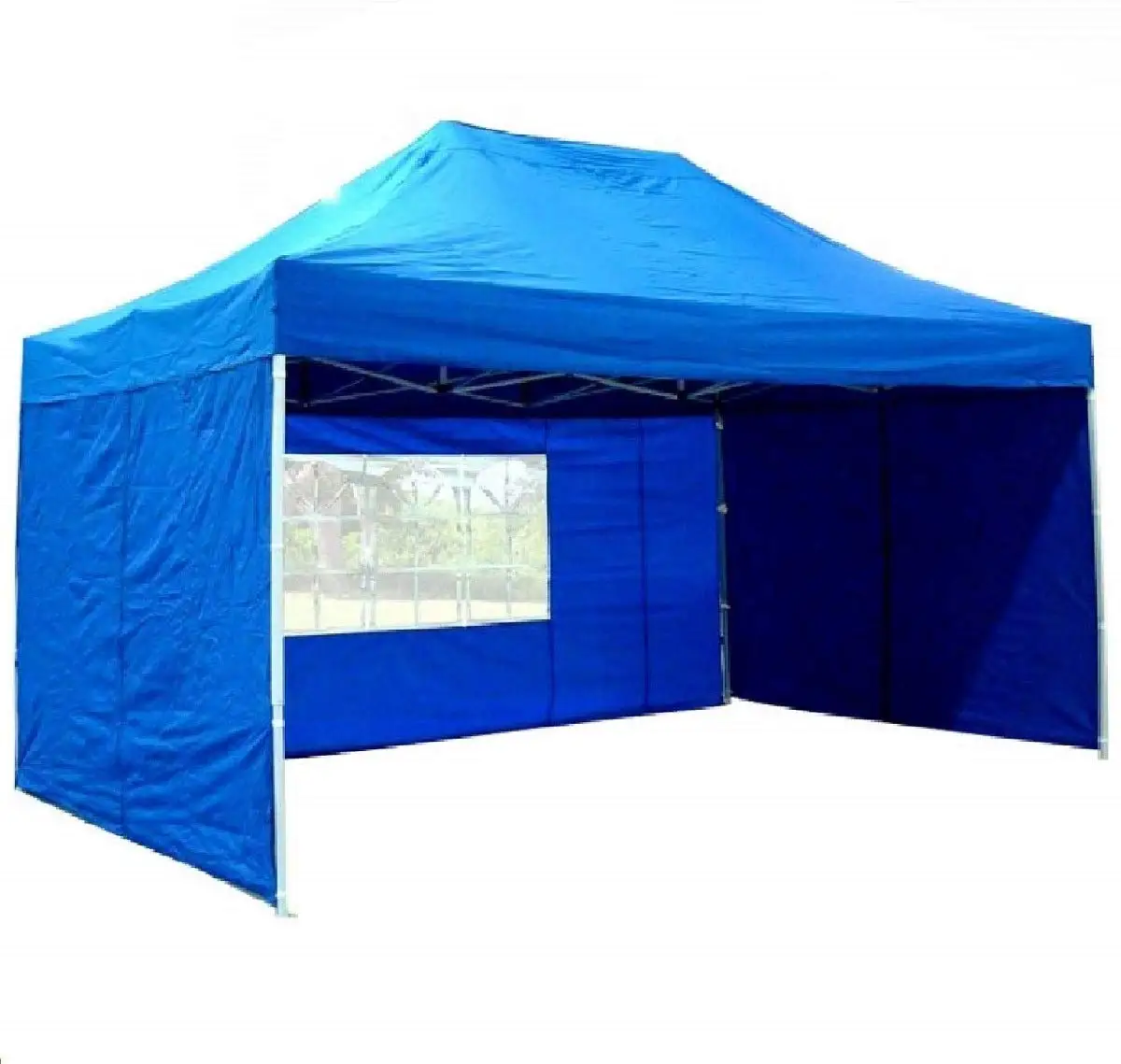 3x4.5m Outdoor Folding Gazebo Waterproof Windproof Stronger Metal Frame