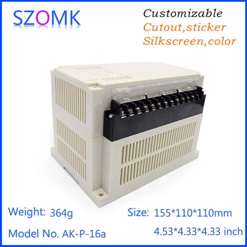 SZOMK Nhà Cung Cấp Sản Xuất Điện Tử Nhựa Din Rail Bao Vây Cho Pcb