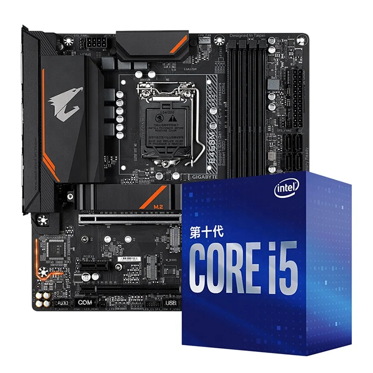 

Original GIGABYTE B460M AORUS ELITE Gaming Motherboard with Intel 10th Core CPU Processor with I5-10500 I7-10700 in Stock
