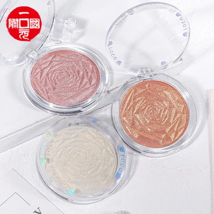 

Onedollar 4 Color Easy to Color Natural Material Rich Pigment Vegan Blusher Highlights