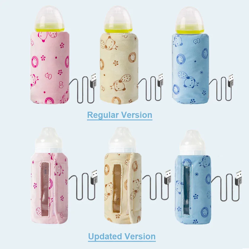 

Portable Usb Milk Bottles Warmer Insulated Nursing Baby Bottle Heater Use To Car Travel