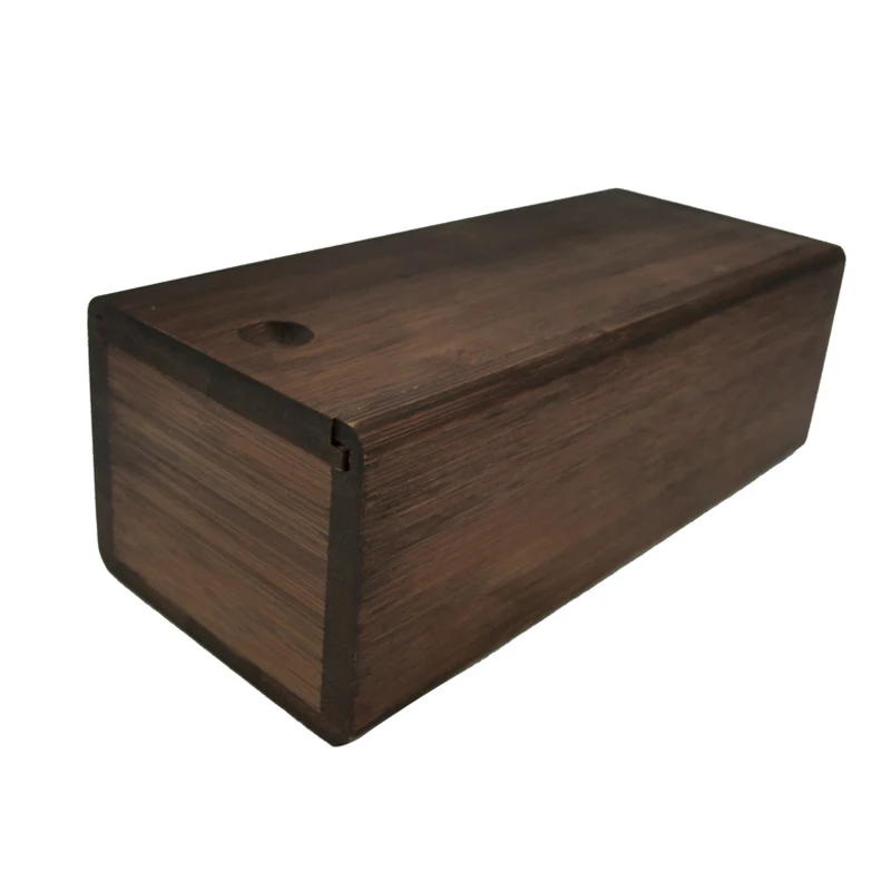 
custom logo eco-friendly wood bamboo sunglasses cases black packaging boxes glasses boxes 
