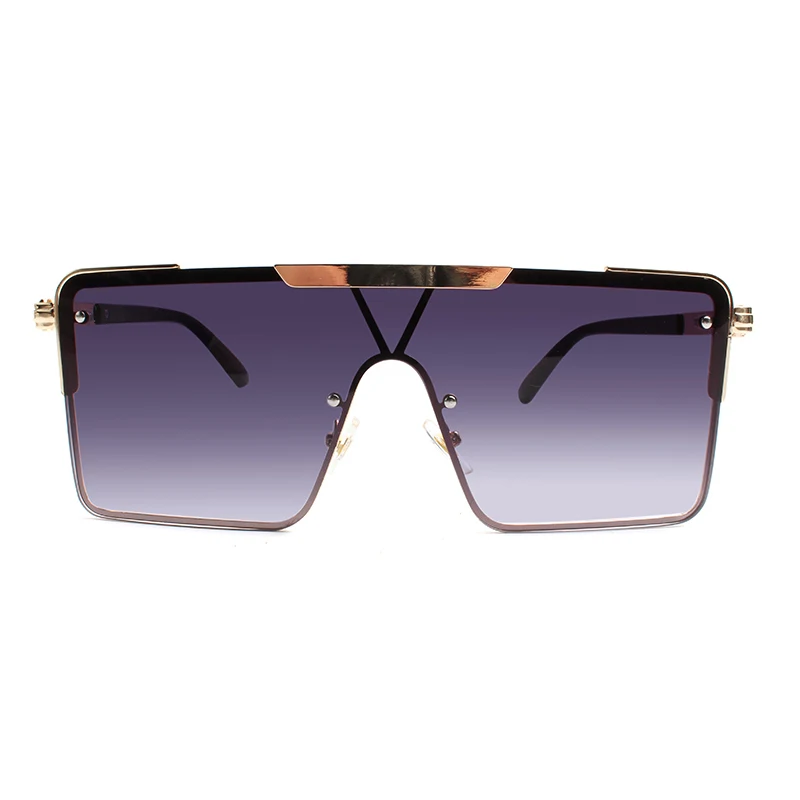 

Promotion Luxury Fashion Square Oversized Big One Piece Frame Shades Sunglasses, 6 colors