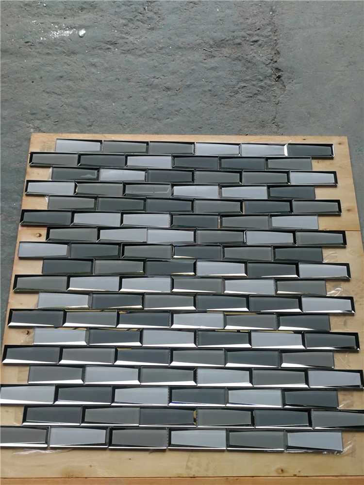 Factory Wholesale Mirror Wall Tile Mosaic Stone Glass