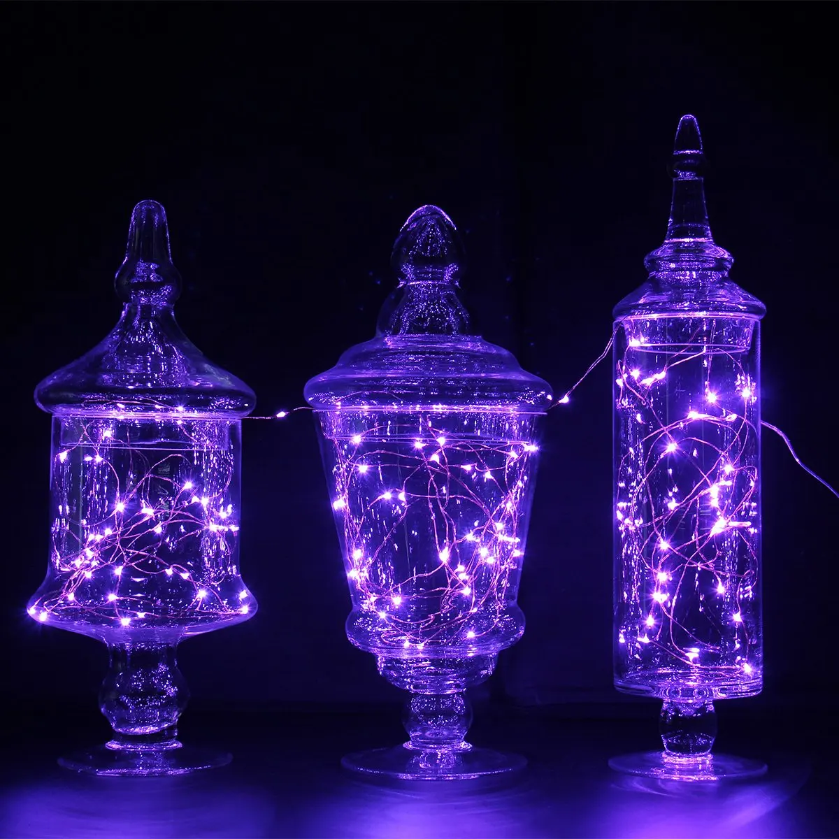 cylapex 闪烁灯 cr2032 led 星星灯新设计紫色童话灯