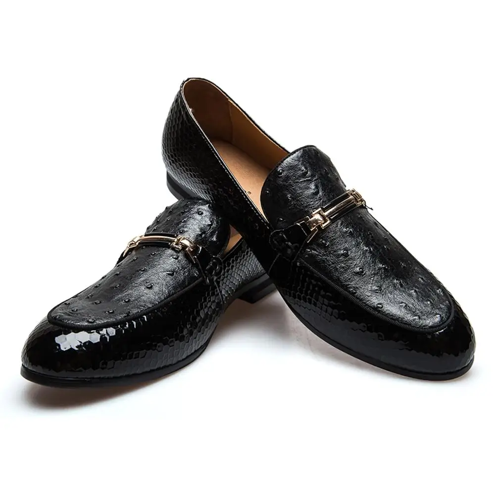 

Men Shoes Brand Casual Leather Black Men Shoes Luxury Brand Loafers