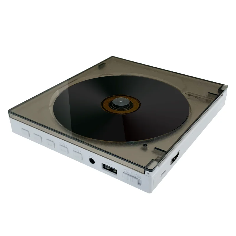 

Hot sell mini DVD CD player portable home dvd player with BT FM USB speaker function