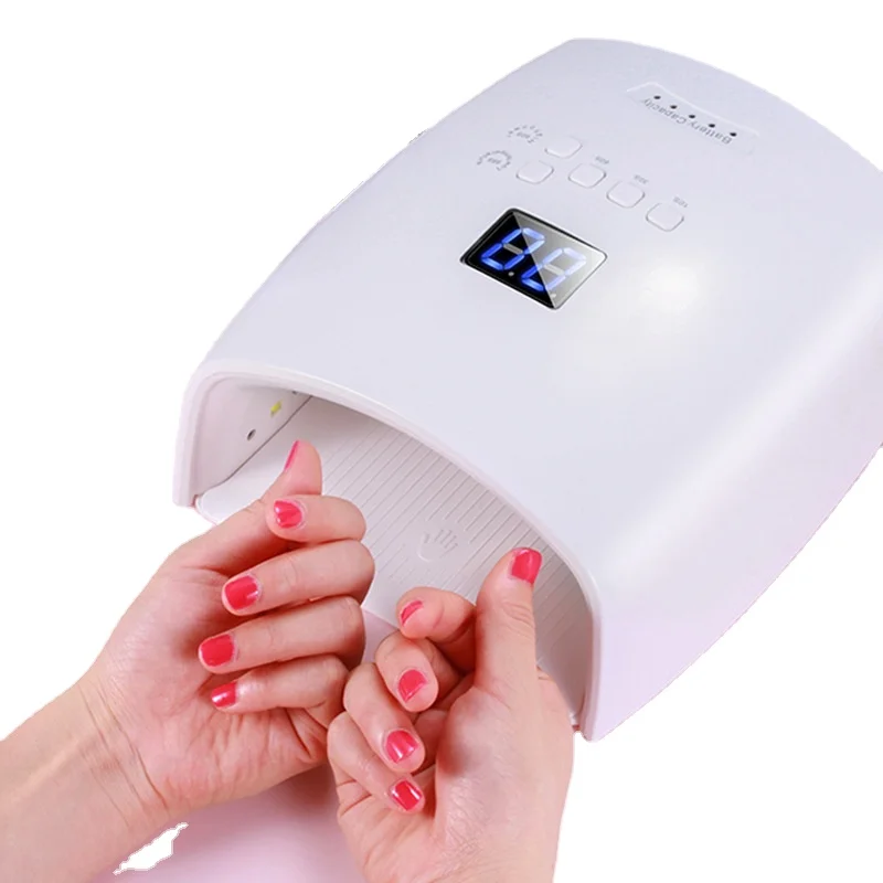 

OEM/ODM Built-in-Battery Rechargeable 48W Wireless Cordless UV LED Nail Lamp